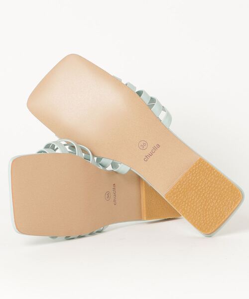 chuclla（チュクラ）の「【chuclla】Border strap sandal sb-6 chs65（サンダル・レディース・ライトブルー/ブラック/ブラウン/オフホワイト・40/38/39/36/37）」の11枚目の写真
