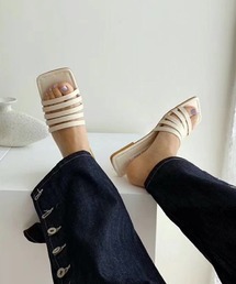 【chuclla】Border strap sandal sb-6 chs65