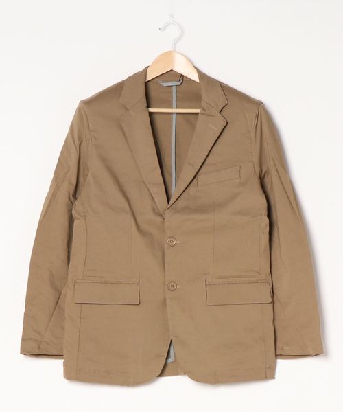 B.I.D.(ビーアイディー)の「ストレッチ テーラードジャケット(テーラードジャケット・メンズ・ベージュ/グレー・LARGE/MEDIUM)」の2枚目の写真