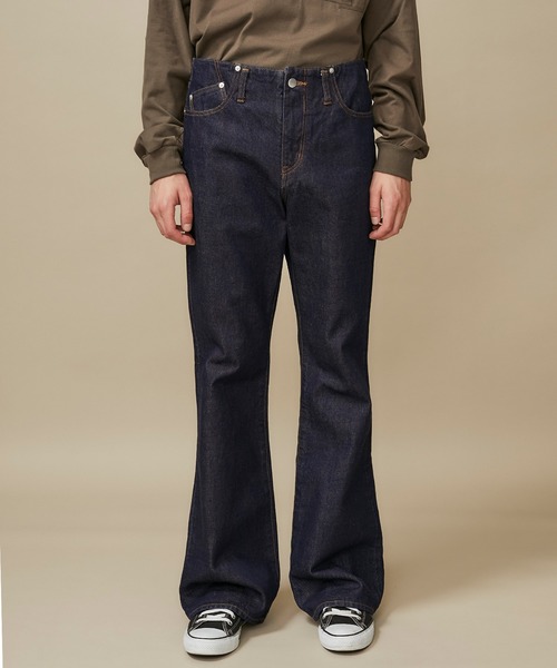 デニム・ジーパン Denim Flare Jeans AZUL BY MOUSSY ジーンズ デニム デニムパンツ HIGH WAIST
