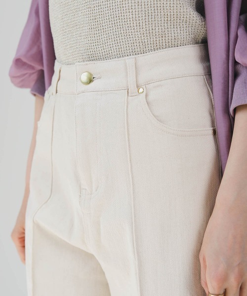 Bou Jeloud（ブージュルード）の「オールストレッチセンタープレスデニムパンツ（デニムパンツ・レディース・ブルー/インディゴブルー/ナチュラル・38/36）」の19枚目の写真