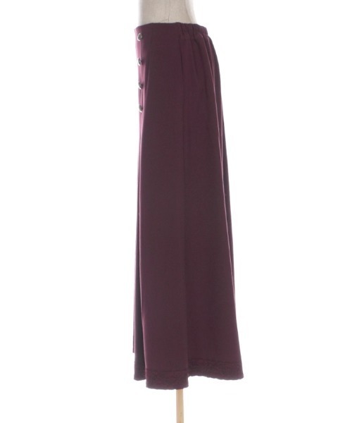 axes femme（アクシーズファム）の「連釦デザインフレアパンツ（その他パンツ・レディース・グリーン系その他/ワイン/ブラック・MEDIUM）」の4枚目の写真