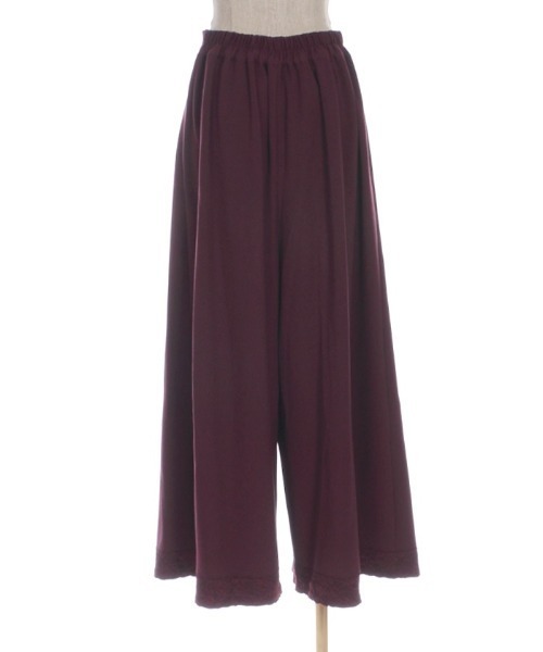 axes femme（アクシーズファム）の「連釦デザインフレアパンツ（その他パンツ・レディース・グリーン系その他/ワイン/ブラック・MEDIUM）」の5枚目の写真