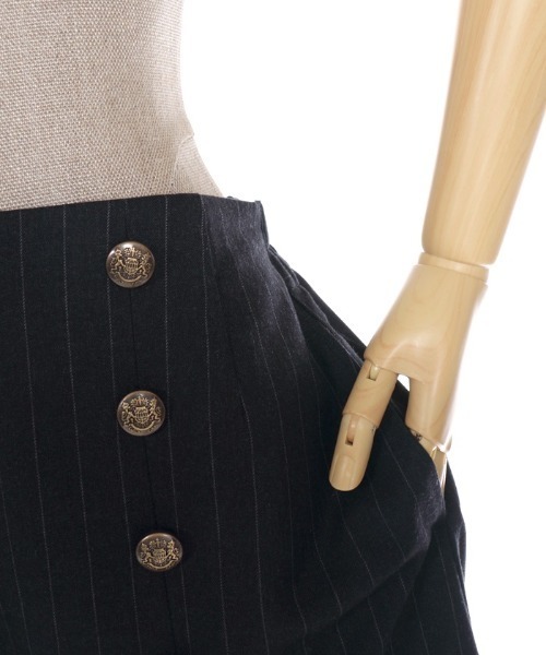 axes femme（アクシーズファム）の「連釦デザインフレアパンツ（その他パンツ・レディース・グリーン系その他/ワイン/ブラック・MEDIUM）」の12枚目の写真