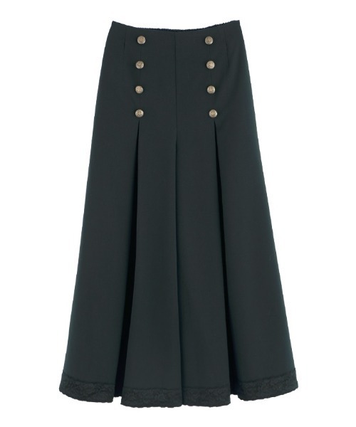 axes femme（アクシーズファム）の「連釦デザインフレアパンツ（その他パンツ・レディース・グリーン系その他/ワイン/ブラック・MEDIUM）」の14枚目の写真