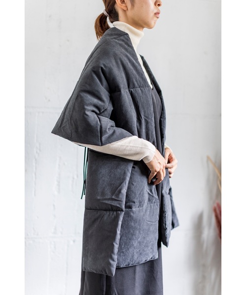 4youstory（フォーユーストーリー）の「【４youstory　ダウンショール】（ストール/ショール・レディース・チャコールグレー/ベージュ/ブラウン/ミント・FREE）」の14枚目の写真