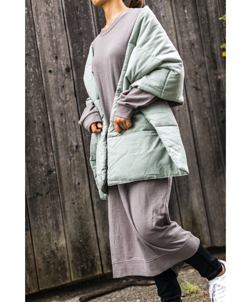 4youstory（フォーユーストーリー）の「【４youstory　ダウンショール】（ストール/ショール・レディース・チャコールグレー/ベージュ/ブラウン/ミント・FREE）」の18枚目の写真