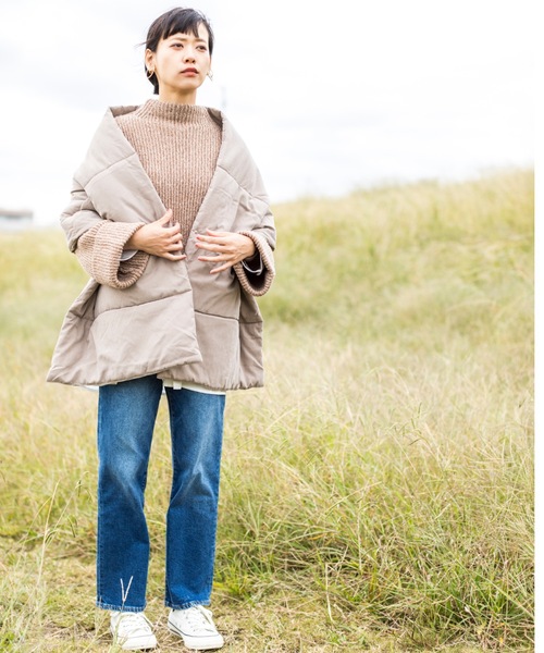 4youstory（フォーユーストーリー）の「【４youstory　ダウンショール】（ストール/ショール・レディース・チャコールグレー/ベージュ/ブラウン/ミント・FREE）」の21枚目の写真