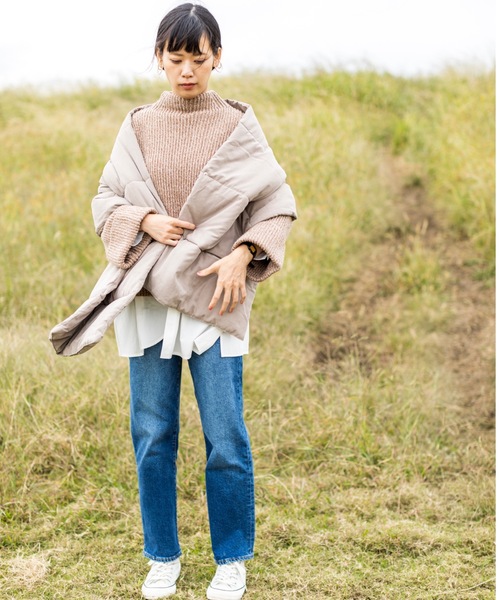 4youstory（フォーユーストーリー）の「【４youstory　ダウンショール】（ストール/ショール・レディース・チャコールグレー/ベージュ/ブラウン/ミント・FREE）」の22枚目の写真