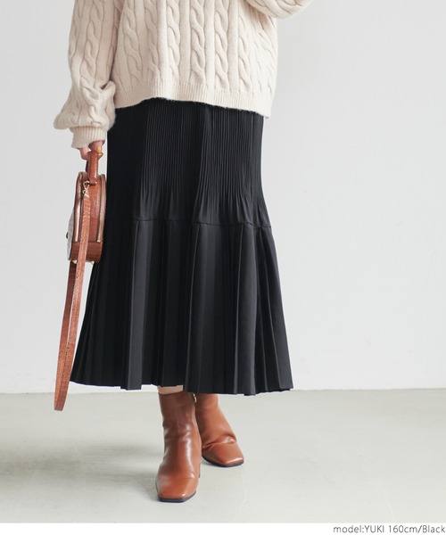 coca（coca）（コカ）の「モードスカート（スカート・レディース・ホワイト/ブラック/ベージュ/マスタード・ONE SIZE）」の7枚目の写真