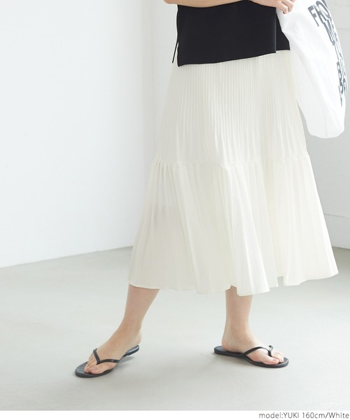 coca（coca）（コカ）の「モードスカート（スカート・レディース・ホワイト/ブラック/ベージュ/マスタード・ONE SIZE）」の14枚目の写真