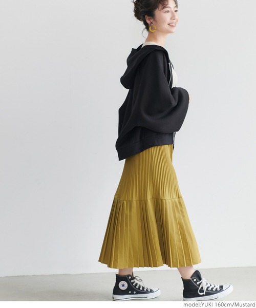 coca（coca）（コカ）の「モードスカート（スカート・レディース・ホワイト/ブラック/ベージュ/マスタード・ONE SIZE）」の8枚目の写真