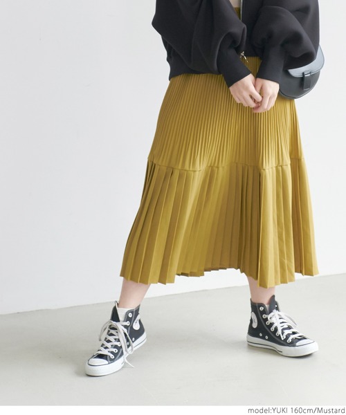 coca（coca）（コカ）の「モードスカート（スカート・レディース・ホワイト/ブラック/ベージュ/マスタード・ONE SIZE）」の9枚目の写真