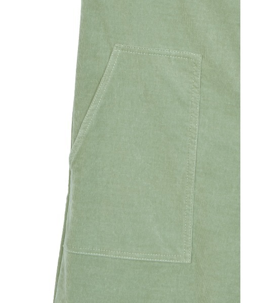 Ameri(アメリ)の「CORDUROY STITCH SALOPETTE(サロペット/オーバーオール・レディース・ブラウン/セージグリーン・SMALL/MEDIUM)」の17枚目の写真