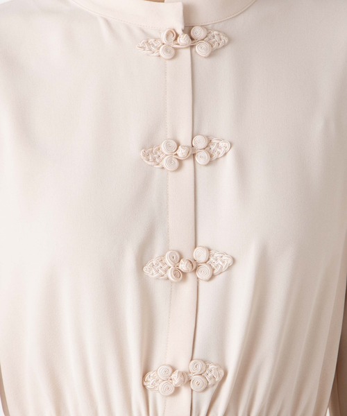 WEGO（ウィゴー）の「WEGO/チャイナロングワンピース（ワンピース・レディース・アイボリー/グリーン/ブラック・FREE）」の11枚目の写真