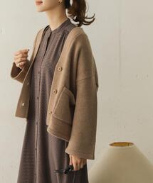 ローゲージアウトポケットカーデ