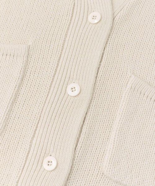 URBAN RESEARCH DOORS（アーバンリサーチドアーズ）の「ローゲージアウトポケットカーデ（カーディガン/ボレロ・レディース・アイボリー/ブルー/モカ・ONE）」の10枚目の写真