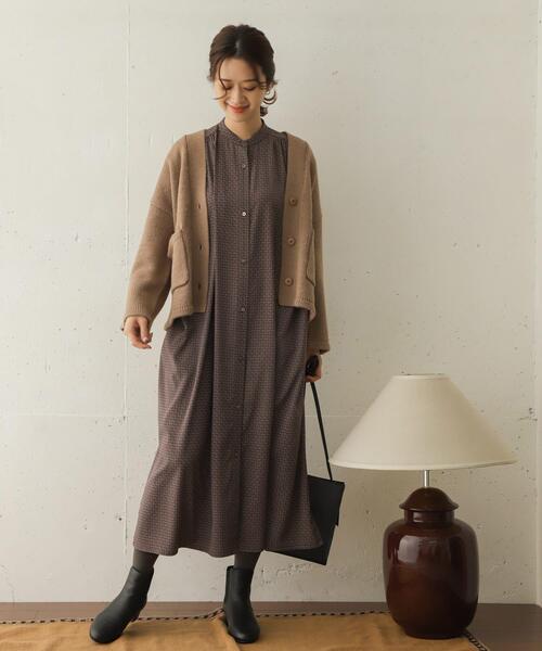 URBAN RESEARCH DOORS（アーバンリサーチドアーズ）の「ローゲージアウトポケットカーデ（カーディガン/ボレロ・レディース・アイボリー/ブルー/モカ・ONE）」の16枚目の写真