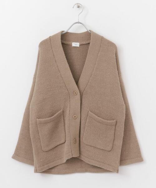 URBAN RESEARCH DOORS（アーバンリサーチドアーズ）の「ローゲージアウトポケットカーデ（カーディガン/ボレロ・レディース・アイボリー/ブルー/モカ・ONE）」の17枚目の写真