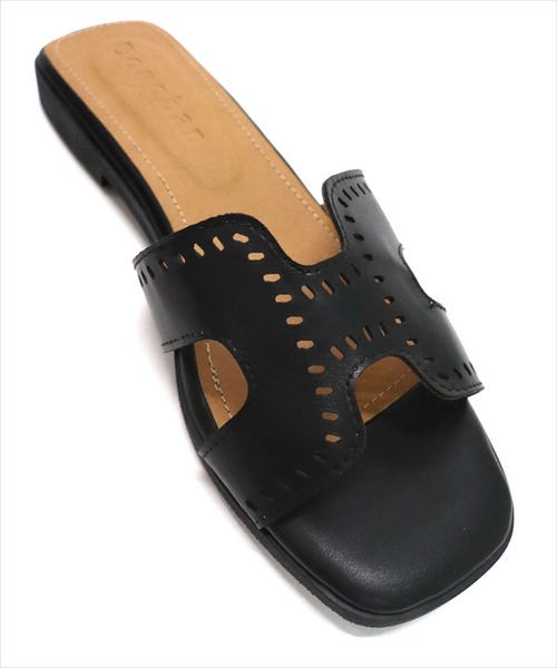 DONOBAN(ドノバン)の「Hカットサンダル(サンダル・レディース・ダークブラウン/ホワイト/ブラック・22.5cm/23.0cm/24.0cm/23.5cm)」の12枚目の写真