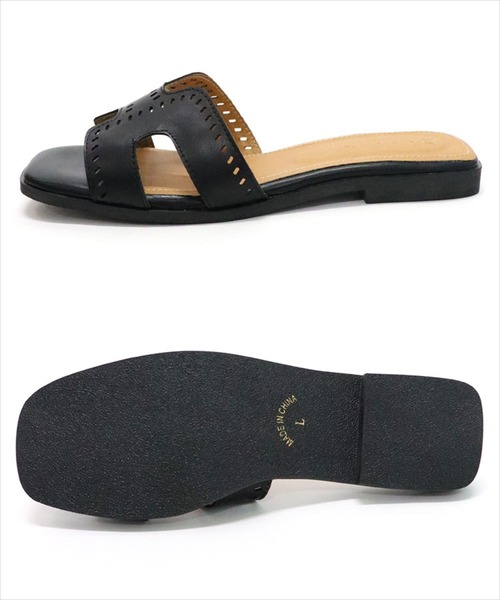 DONOBAN(ドノバン)の「Hカットサンダル(サンダル・レディース・ダークブラウン/ホワイト/ブラック・22.5cm/23.0cm/24.0cm/23.5cm)」の13枚目の写真