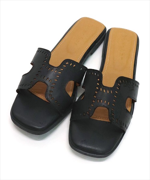 DONOBAN(ドノバン)の「Hカットサンダル(サンダル・レディース・ダークブラウン/ホワイト/ブラック・22.5cm/23.0cm/24.0cm/23.5cm)」の19枚目の写真