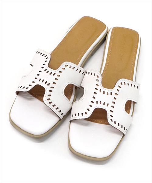 DONOBAN(ドノバン)の「Hカットサンダル(サンダル・レディース・ダークブラウン/ホワイト/ブラック・22.5cm/23.0cm/24.0cm/23.5cm)」の20枚目の写真