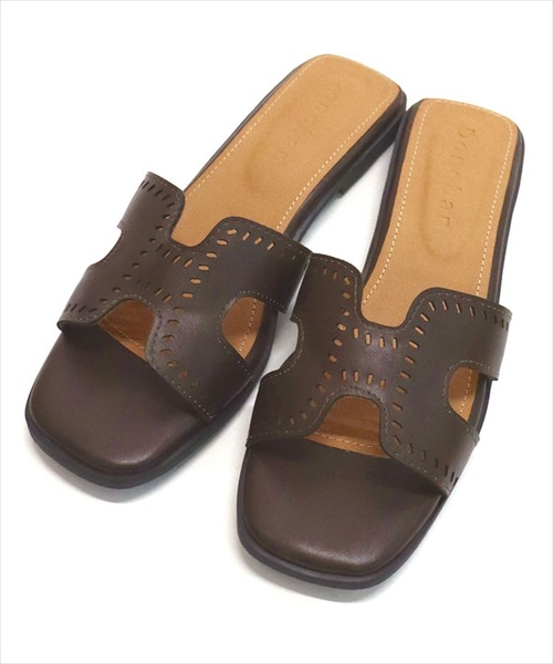 DONOBAN(ドノバン)の「Hカットサンダル(サンダル・レディース・ダークブラウン/ホワイト/ブラック・22.5cm/23.0cm/24.0cm/23.5cm)」の21枚目の写真