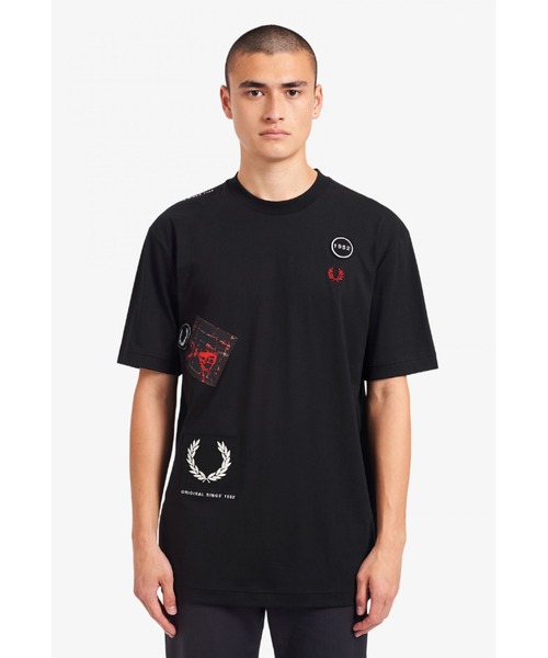 Graphic Applique Tシャツ カットソー Perry フレッドペリー のファッション トップス T Shirt Tシャツ カットソー Fred Applique