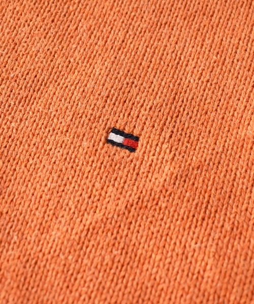 TOMMY HILFIGER（トミーヒルフィガー）の「【ヴィンテージ古着】TOMMY HILFIGER/トミーヒルフィガー コットンセーター（ニット/セーター・メンズ・オレンジ・LARGE）」の4枚目の写真