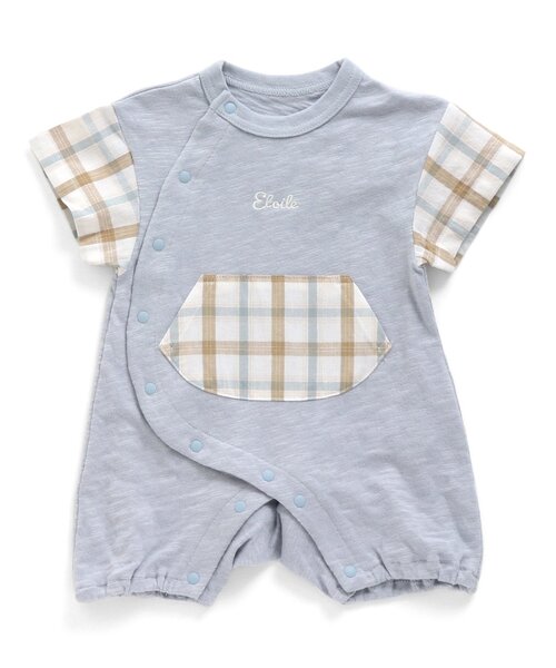 セール チェック切り替えロンパス ロンパース Apres Les Cours アプレレクール のファッション通販 Zozotown