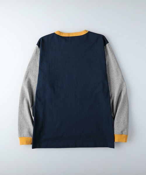 Champion（チャンピオン）の「【Champion】クレイジーロンＴ（Tシャツ/カットソー・メンズ・ホワイト/ベージュ/ネイビー・M/L/XL）」の12枚目の写真