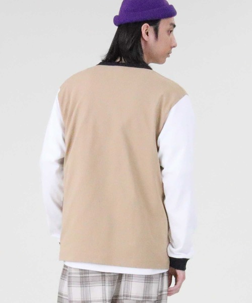 Champion（チャンピオン）の「【Champion】クレイジーロンＴ（Tシャツ/カットソー・メンズ・ホワイト/ベージュ/ネイビー・M/L/XL）」の15枚目の写真