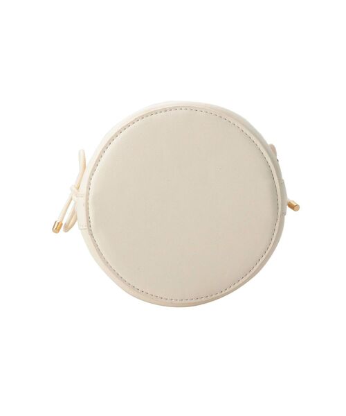 MERCURYDUO（マーキュリーデュオ）の「サイドレースアップマクラメ編みバッグ（ハンドバッグ・レディース・アイボリー/カーキ・FREE）」の6枚目の写真