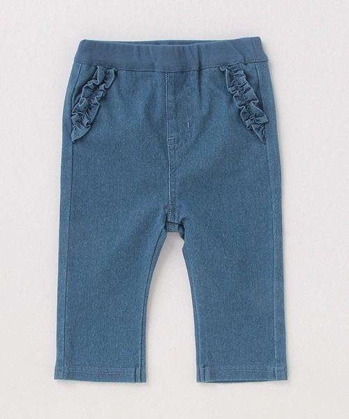 petit main（プティマイン）の「ストレッチ７分丈パンツ（スウェットパンツ・キッズ・ブラック/ライトカーキ/ライトベージュ/サックスブルー/ライトピンク・120cm/80ｃｍ/90cm/130cm/110cm/100cm）」の19枚目の写真