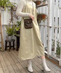 ワンピース キャミソール サテン omom×mimi toujours