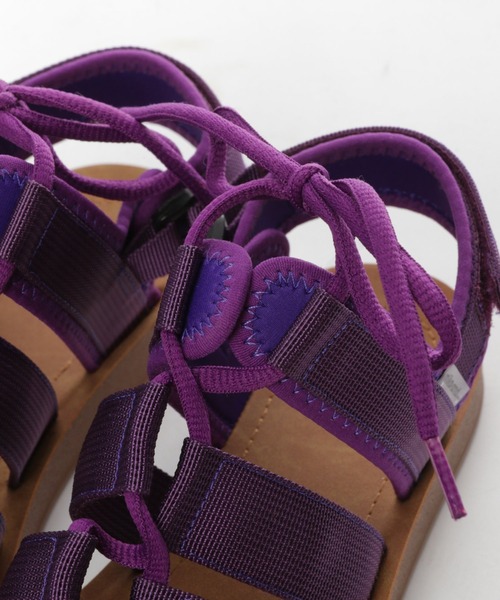 niko and...（ニコアンド）の「オリジナルリボンテープサンダル（サンダル・レディース・パープル/ブラック/グリーン・MEDIUM/SMALL/LARGE）」の14枚目の写真