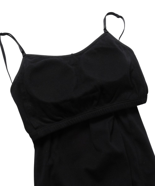 MADEMOISELLE ROPE'（マドモアゼル ロペ）の「バックレースアップブラキャミソール（キャミソール・レディース・ホワイト/ブラック・38）」の13枚目の写真