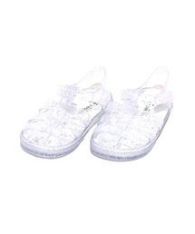 Ampersand/アンパサンド クリアラメサンダル グルカサンダル