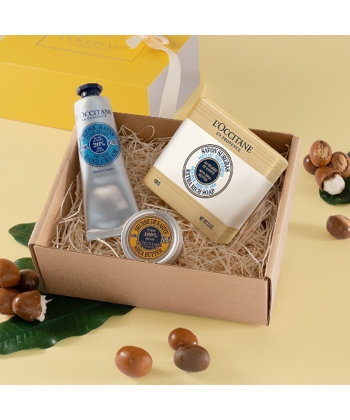 L'OCCITANE（ロクシタン）の「シア モイスチャ―セット(ハンドクリーム+シアバター+ソープ)（ボディケアキット/ギフトセット・レディース・その他・FREE）」の6枚目の写真