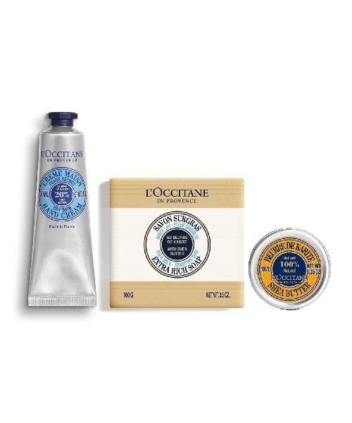 L'OCCITANE（ロクシタン）の「シア モイスチャ―セット(ハンドクリーム+シアバター+ソープ)（ボディケアキット/ギフトセット・レディース・その他・FREE）」の3枚目の写真