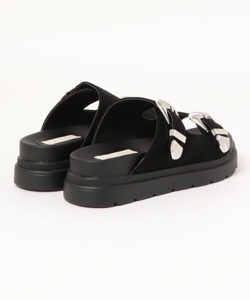 Three Four Time（ｽﾘｰﾌｫｰﾀｲﾑ）の「ウエスタンサンダル（サンダル・レディース・ベージュ/ブラック・L/M）」の3枚目の写真