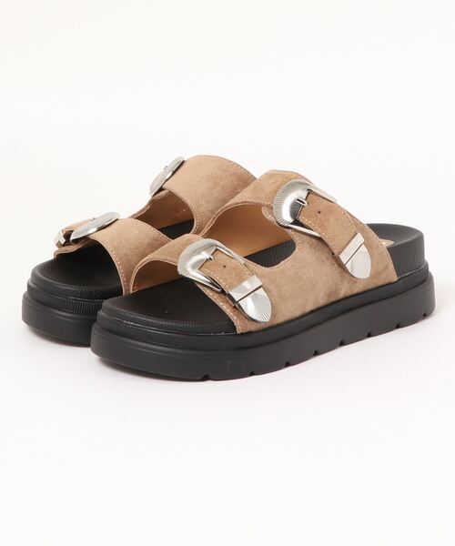 Three Four Time（ｽﾘｰﾌｫｰﾀｲﾑ）の「ウエスタンサンダル（サンダル・レディース・ベージュ/ブラック・L/M）」の8枚目の写真