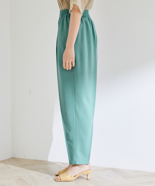 ROPE'（ロペ）の「イージーストレッチスラックスパンツ（スラックス・レディース・ブラック/ベージュ系その他/ブルー系その他4/イエロー・36/38）」の9枚目の写真