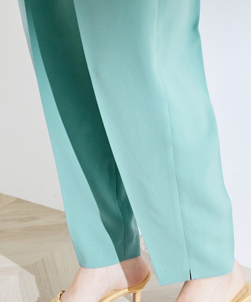 ROPE'（ロペ）の「イージーストレッチスラックスパンツ（スラックス・レディース・ブラック/ベージュ系その他/ブルー系その他4/イエロー・36/38）」の14枚目の写真