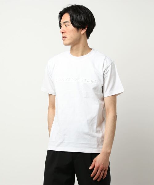 CONVERSE STARS（コンバーススターズ）の「エンボスロゴTシャツ（Tシャツ/カットソー・メンズ・ブルー/パープル/ホワイト・SMALL）」の13枚目の写真