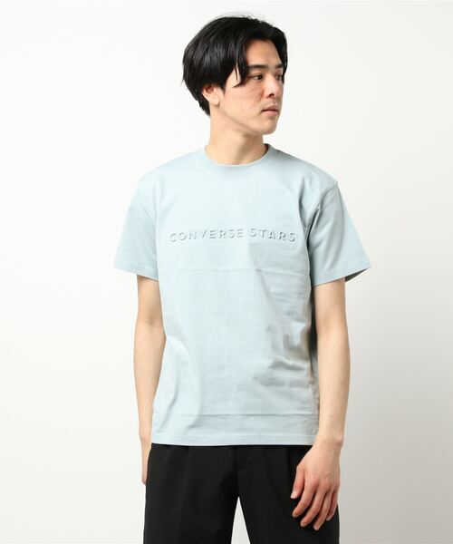CONVERSE STARS（コンバーススターズ）の「エンボスロゴTシャツ（Tシャツ/カットソー・メンズ・ブルー/パープル/ホワイト・SMALL）」の14枚目の写真