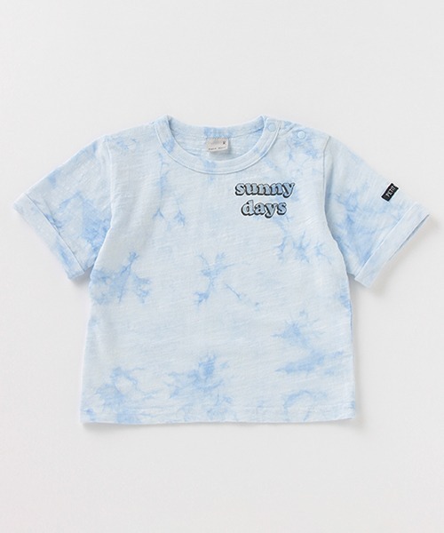 petit main(プティマイン)の「抗菌防臭ロゴプリントTシャツ(Tシャツ/カットソー・キッズ・サックスブルー/オフホワイト/オレンジ・110cm/120cm/80cm/90cm/100cm/130cm)」の16枚目の写真