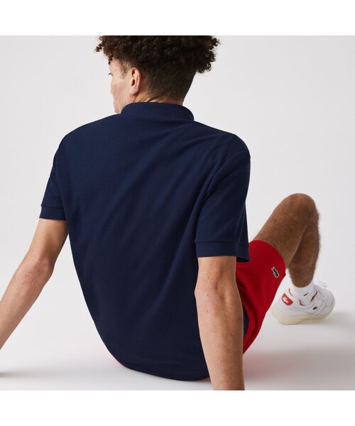 LACOSTE(ラコステ)の「切り替えピンボーダーオーガニックコットンポロシャツ(ポロシャツ・メンズ・ベージュ/ネイビー/レッド・2/4/3/5)」の16枚目の写真