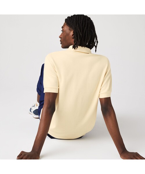LACOSTE(ラコステ)の「切り替えピンボーダーオーガニックコットンポロシャツ(ポロシャツ・メンズ・ベージュ/ネイビー/レッド・2/4/3/5)」の11枚目の写真